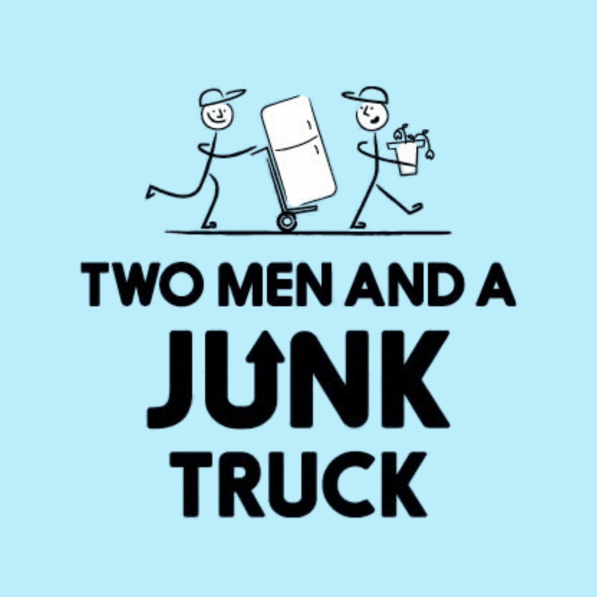 TWO MEN AND A JUNK TRUCK logo